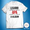 A legjobb apa a világon férfi póló