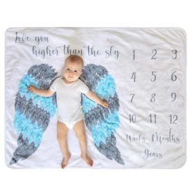 Angyalka mérföldkő baba takaró