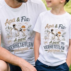 Apa és fia a part verhetetlen párosa 