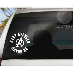 Baby on the board avengers matrica