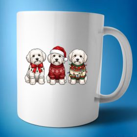 Coton de tulear karácsonyi bögre