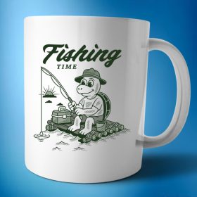 Fishing time teknős bögre