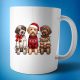 Lagotto romagnolo karácsonyi bögre