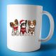 Papillon karácsonyi bögre