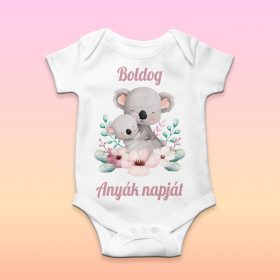 Boldog anyák napját koala macis body