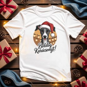 Boldog karácsonyt agár póló