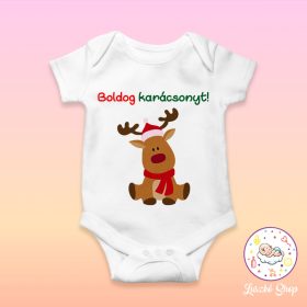 Boldog karácsonyt baby body