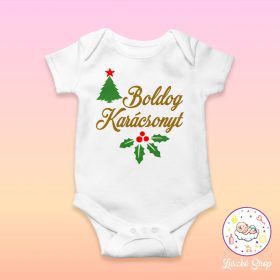 Boldog karácsonyt baby body