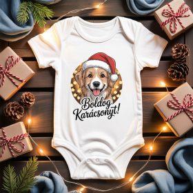 Boldog karácsonyt golden retriever