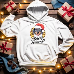 Boldog karácsonyt tacskó pulóver