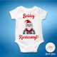 Boldog karácsonyt télapós baby body
