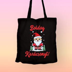 Boldog karácsonyt télapós vászontáska