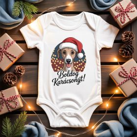 Boldog karácsonyt vipet baby body