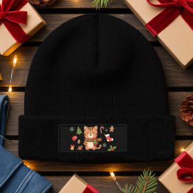 Cica karácsony téli sapka