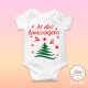Első karácsonyom baby body
