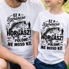 Ez a szerencse horgász pólóm páros póló