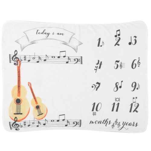 Gitáros mérföldkő baba takaró