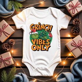 Grinch vibes only baby body