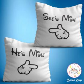 He's and She's mine párna