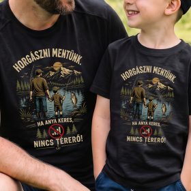 Horgászni mentünk ha anya keres páros póló