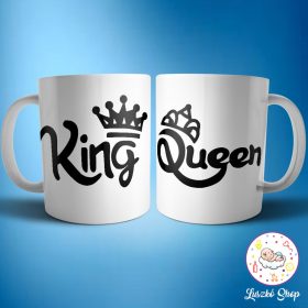 King queen páros bögre