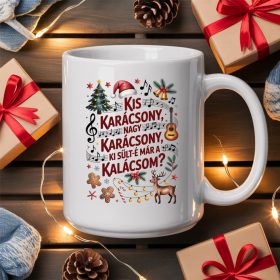 Kis karácsony, nagy karácsony bögre v2 