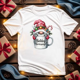 Manós boldog karácsonyt póló