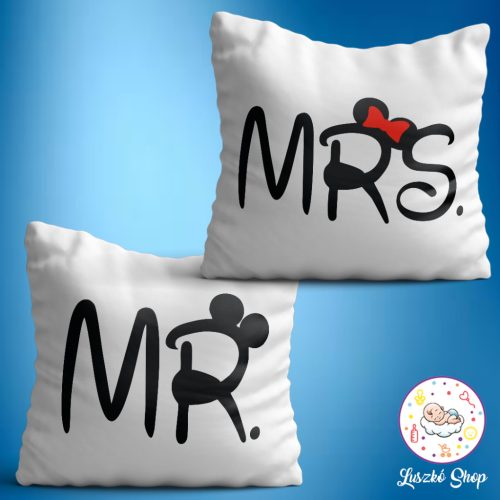 Mr és Mrs páros párna