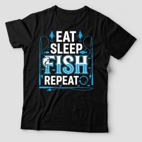Eat sleep fish repeat  póló