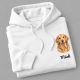 Golden retriever - egyedi névvel pulóver