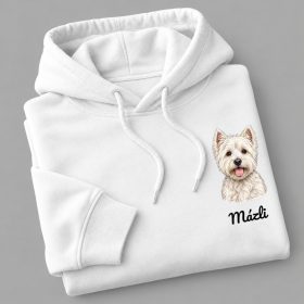 Westie - egyedi névvel pulóver