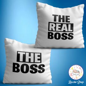 The boss and the real boss párna