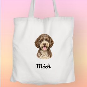 Lagotto romagnolo- egyedi névvel vászontáska