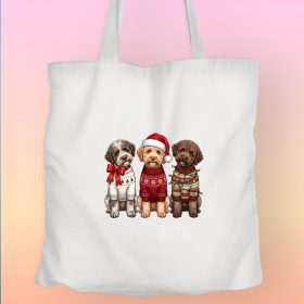 Lagotto romagnolo karácsonyi vászontáska