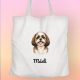 Shih tzu - egyedi névvel vászontáska