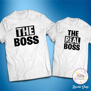 The Boss és The Real Boss páros póló szett